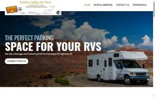 Golden Valley Rv Park website