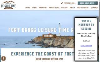 Fort Bragg Leisure Time Rv