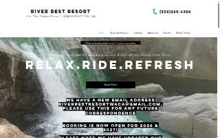 River Rest Resort website