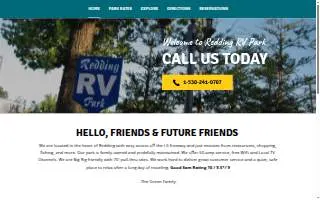 Redding Rv Park website
