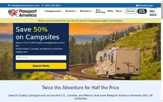 Passport America website