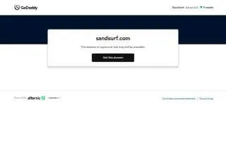 Sand & Surf Recreational Park website
