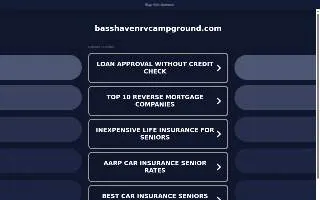 Bass Haven Camp Ground website