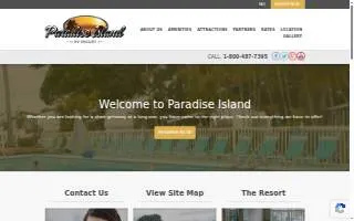 Paradise Island Rv Resort website