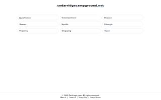 Cedar Ridge Campgrounds