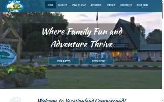 Goddard Park Vacationland website