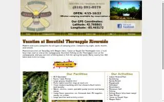 Indian Valley Campground website