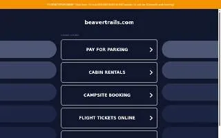 Beaver Trails Campgroun website
