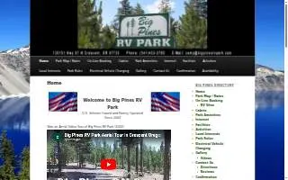 Big Pines Rv Park website