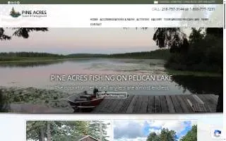 Pine Acres Resort & Campground website