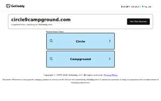 Circle 9 Ranch Campground website