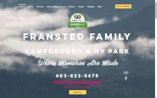 Fransted Campgrounds website