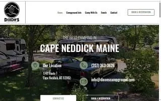 Dixon's Campgrounds website