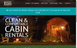 Rustic Barn Campground Llc website
