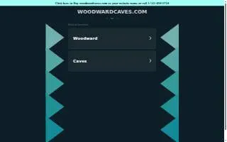 Woodward Caves Campground website