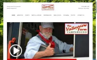 Valleyview Farm & Campgrounds website