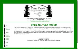 Cane Creek Campground & Rv Prk
