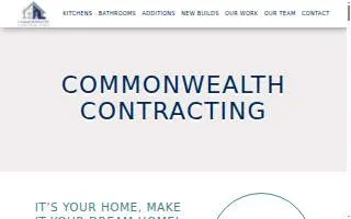 Commonwealth Contracting, LLC website