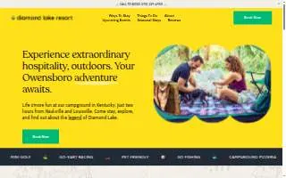 Diamond Lake Resort website