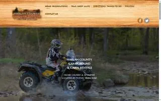 Harlan County Campground & Rv website