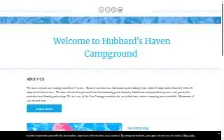Hubbards Haven website
