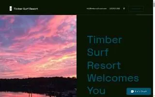 Timber Surf Camping Resort website