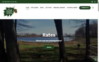 Oak Shores Campground website