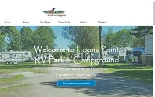 Loons Point Campgrounds website