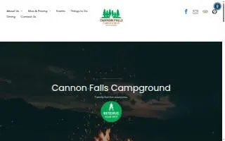 Cannon Falls Campground website