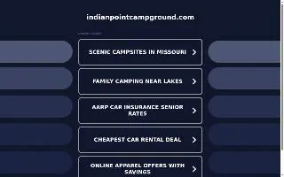 Indian Point Campground website