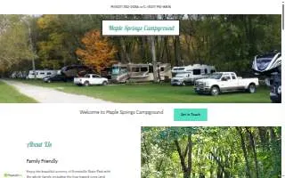 Maple Springs Campground Inc website