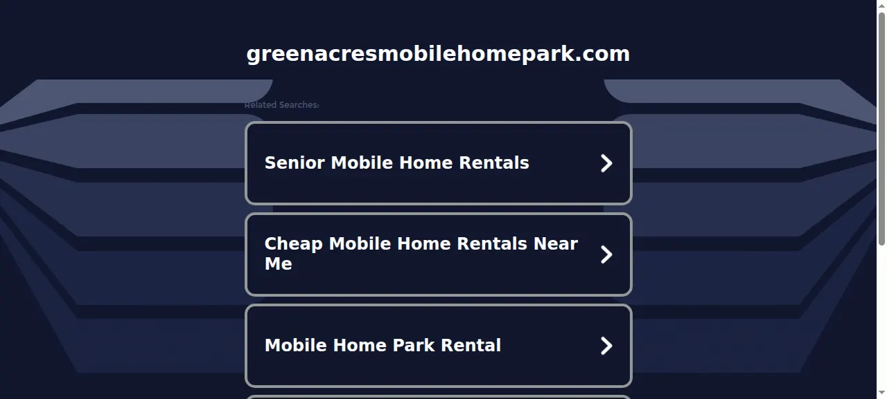 Green Acres Mobile Home Park website
