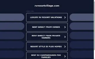 Rv Resort Vlg At The Preserve website