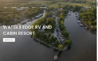 Water's Edge Rv Resort website
