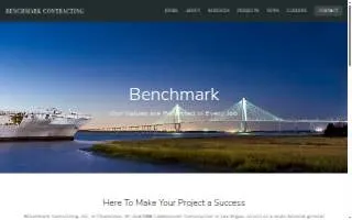 Benchmark Contracting website