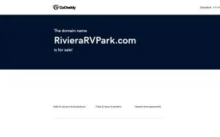 Riviera Rv Resort website