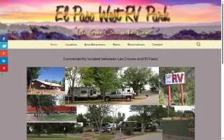 El Paso West Rv Park website