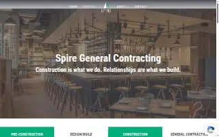 Spire Contracting L.L.C. website