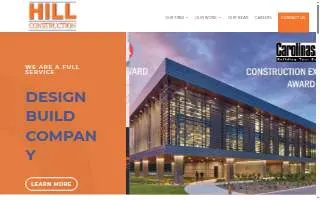 Hill Construction Services of Charleston, Inc. website