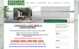 Cupsuptic Campgrounds