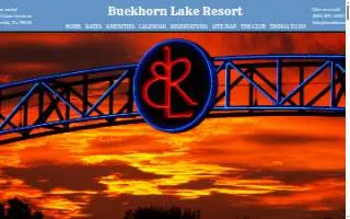 Buckhorn Lake Resort website