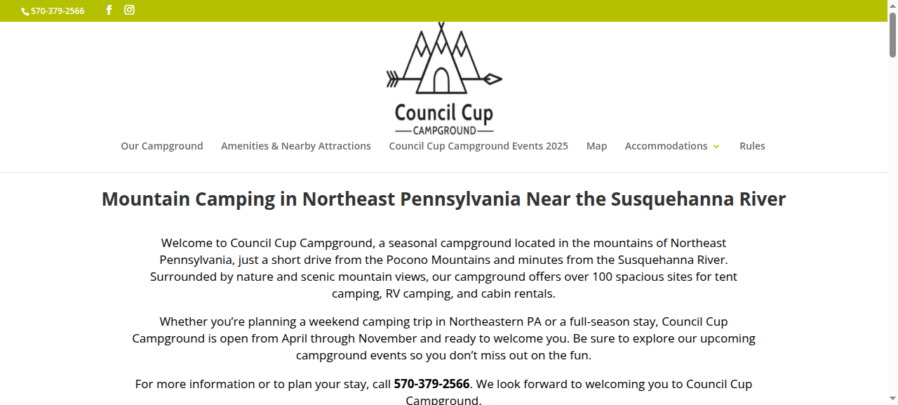 Council Cup Campground