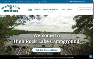 High Rock Lake Marina website