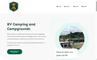Pines Rv Park & Cabins website