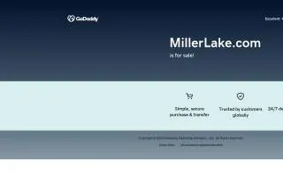 Miller Lake Campground website
