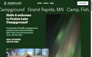Prairie Lake Campground Llc website