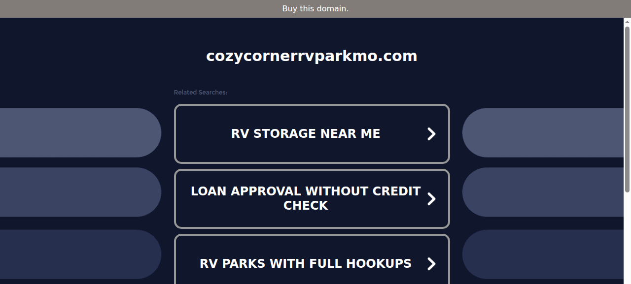 Cozy Corners Rv Park