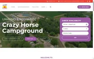 Crazy Horse Campground of Brodhead website