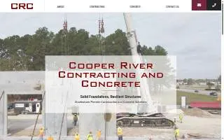 Cooper River Contracting LLC website