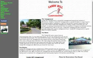 Candy Hill Campground website